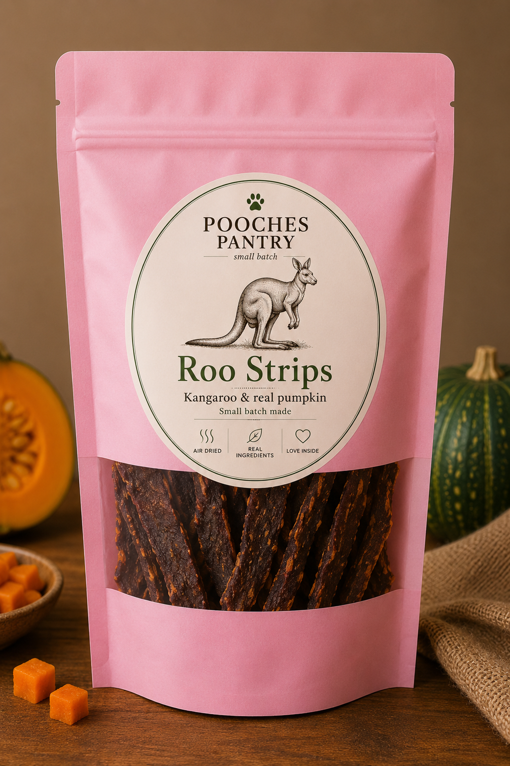 Kangaroo & Pumpkin Strips
