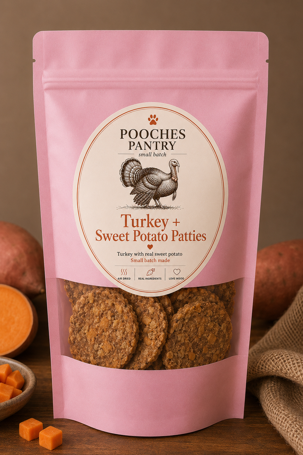 Turkey & Sweet Potato Patties